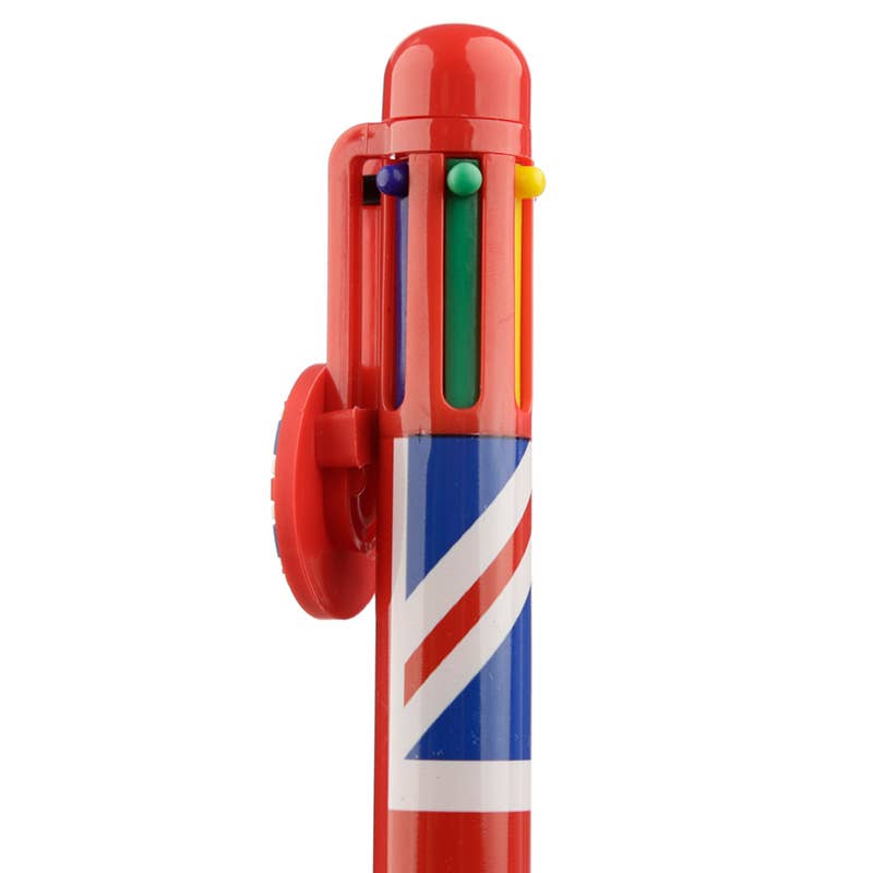 2048 Union Jack Multi Colour Pen (6 Colours) £2.50