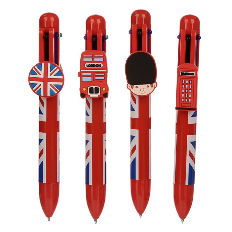 2048 Union Jack Multi Colour Pen (6 Colours) £2.50