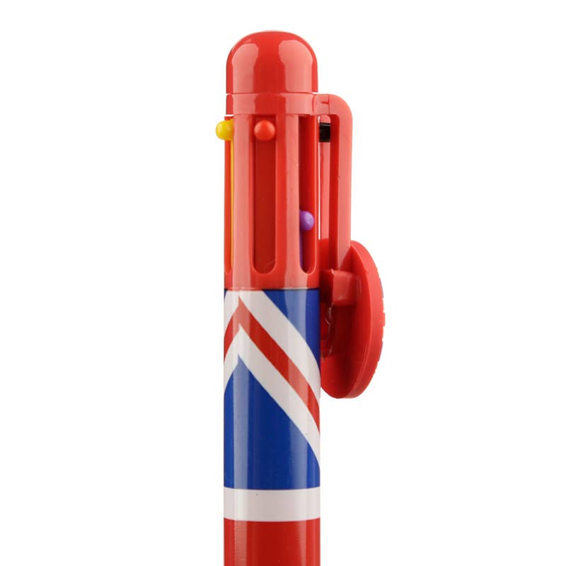 2048 Union Jack Multi Colour Pen (6 Colours) £2.50