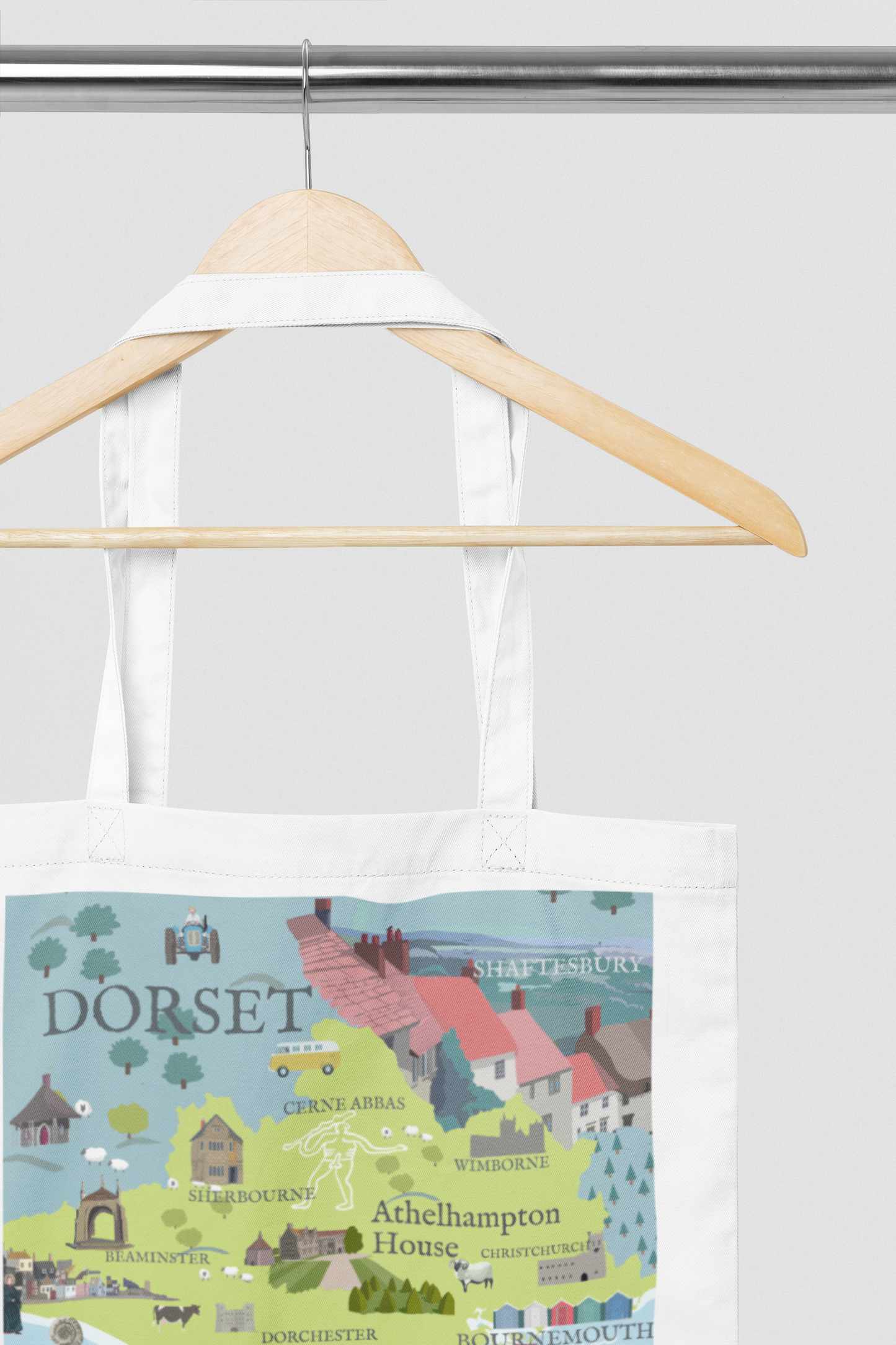 2048 Dortse Illustrated Map Tote Bag  £12.00