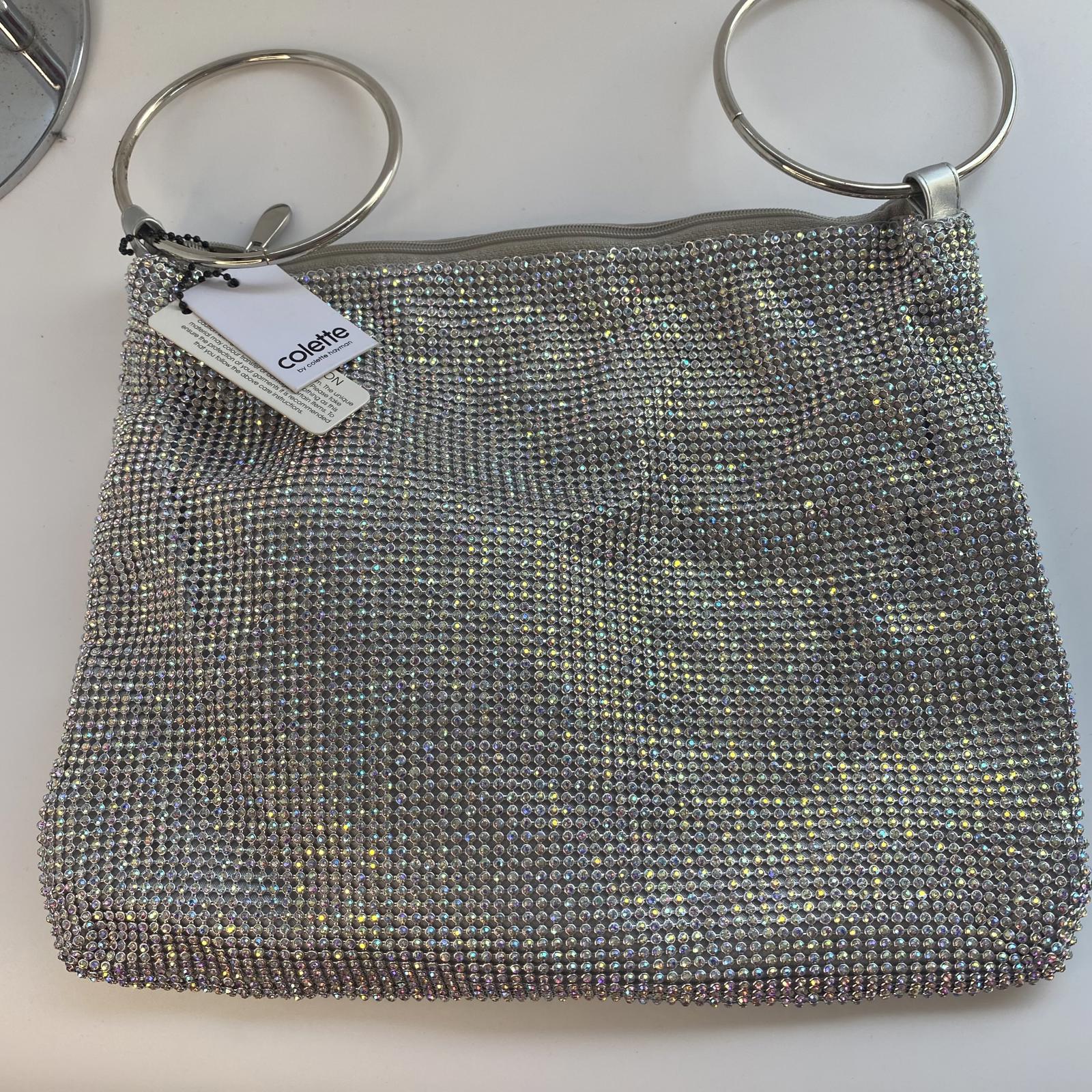 Colette Shimmering Rhinestone Evening Bag