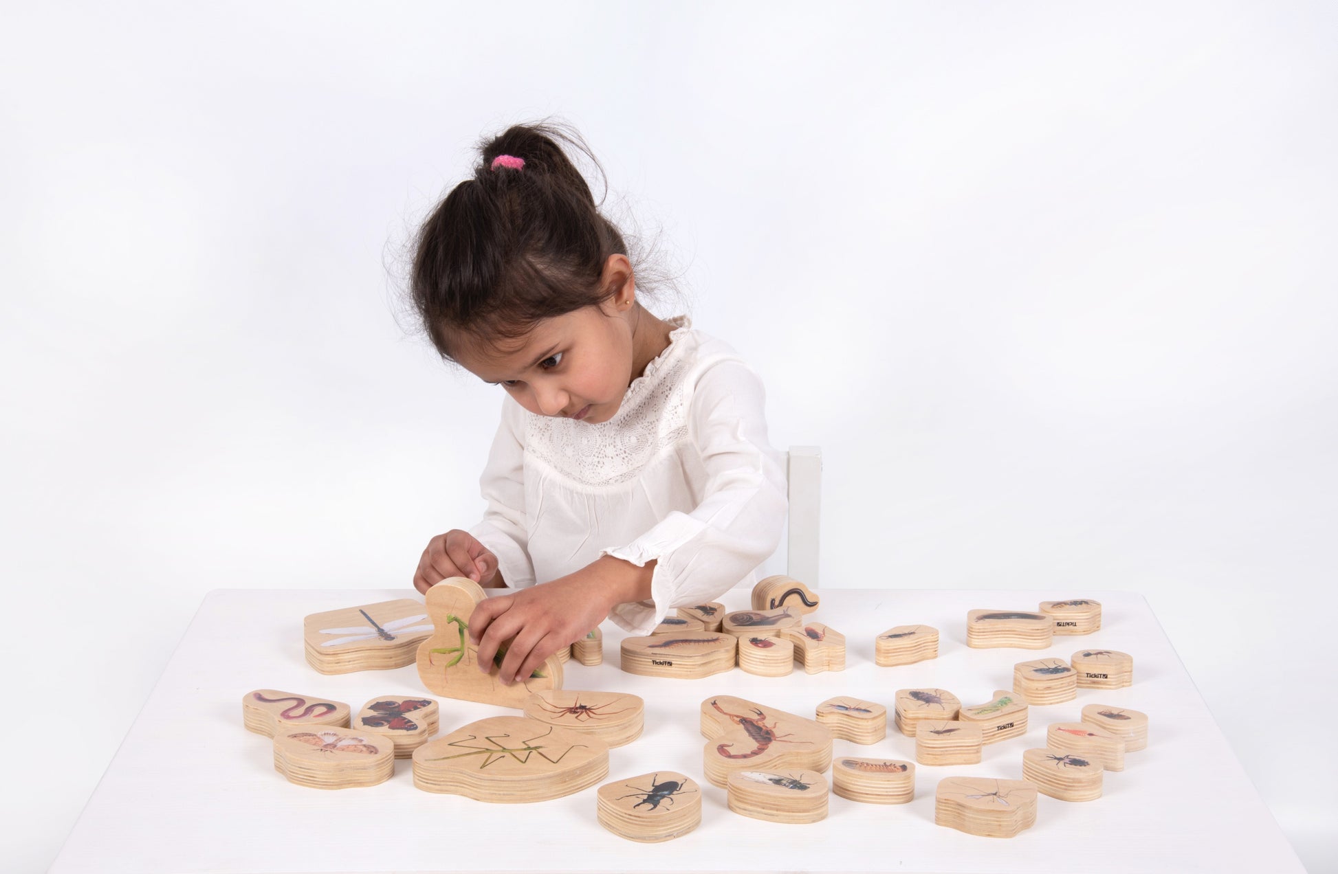 Mini Beast Wooden Blocks - 33 Pieces - Daily Mind