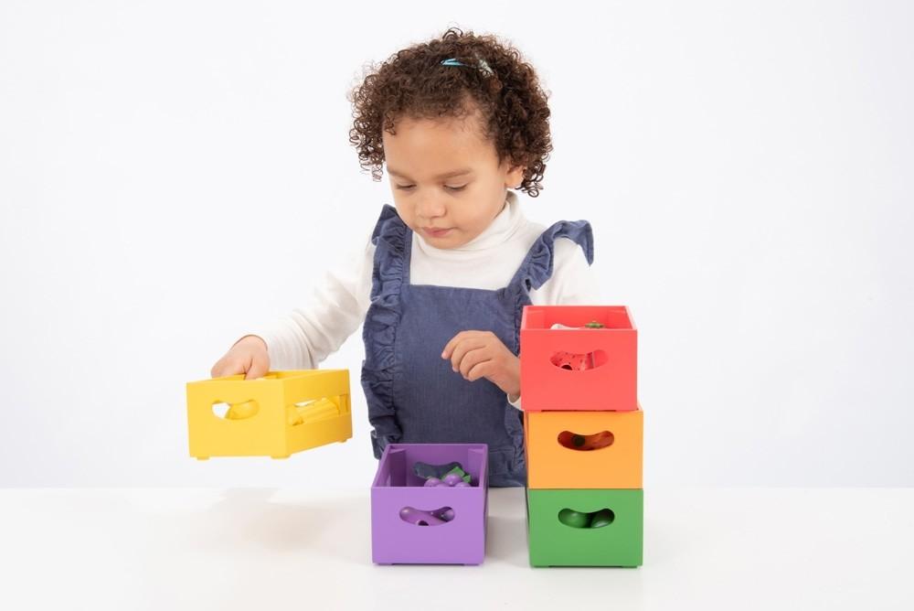 Wooden Sorting Fruit & Vegetable Crates - Daily Mind