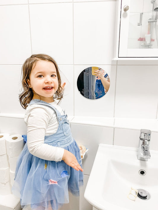 Wash Hands Mirror for Kids - Daily Mind